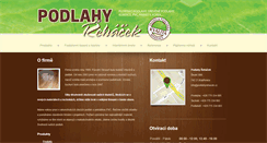 Desktop Screenshot of podlahyrehacek.cz